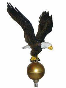 Eagle Ornaments - Gold or Natural Colored - Image 3