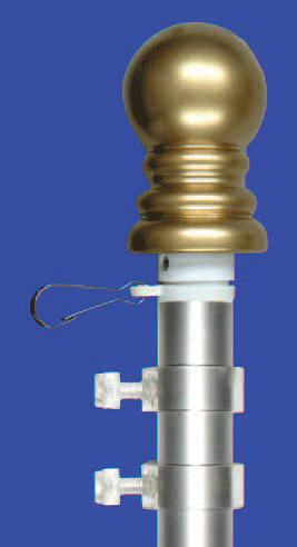 Wall Mounted Tangle Free Flagpoles