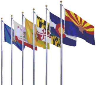 State Flags N-W   100%  American Made Quality